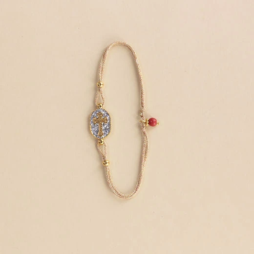 Bracelet Nonza Croix Argent
