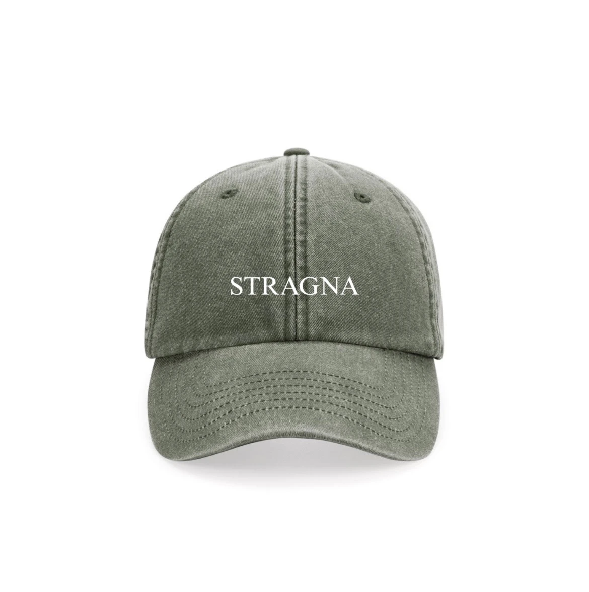 CASQUETTE kaki BRODEE STRAGNA