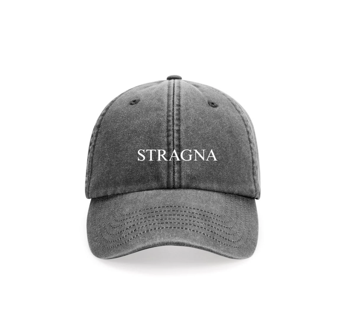CASQUETTE noir BRODEE STRAGNA