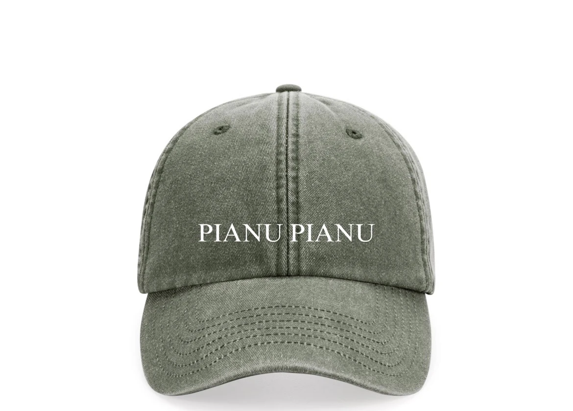 CASQUETTE kaki BRODEE PIANU PIANU