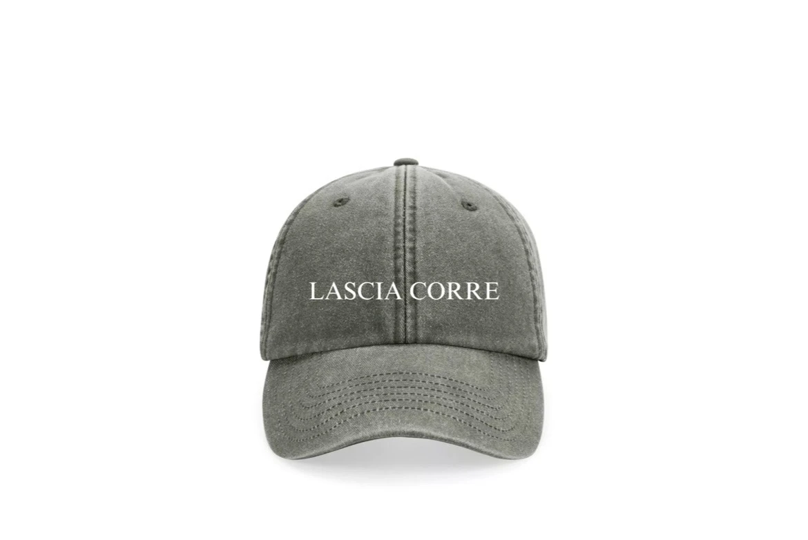 CASQUETTE kaki BRODEE LASCIA CORRE