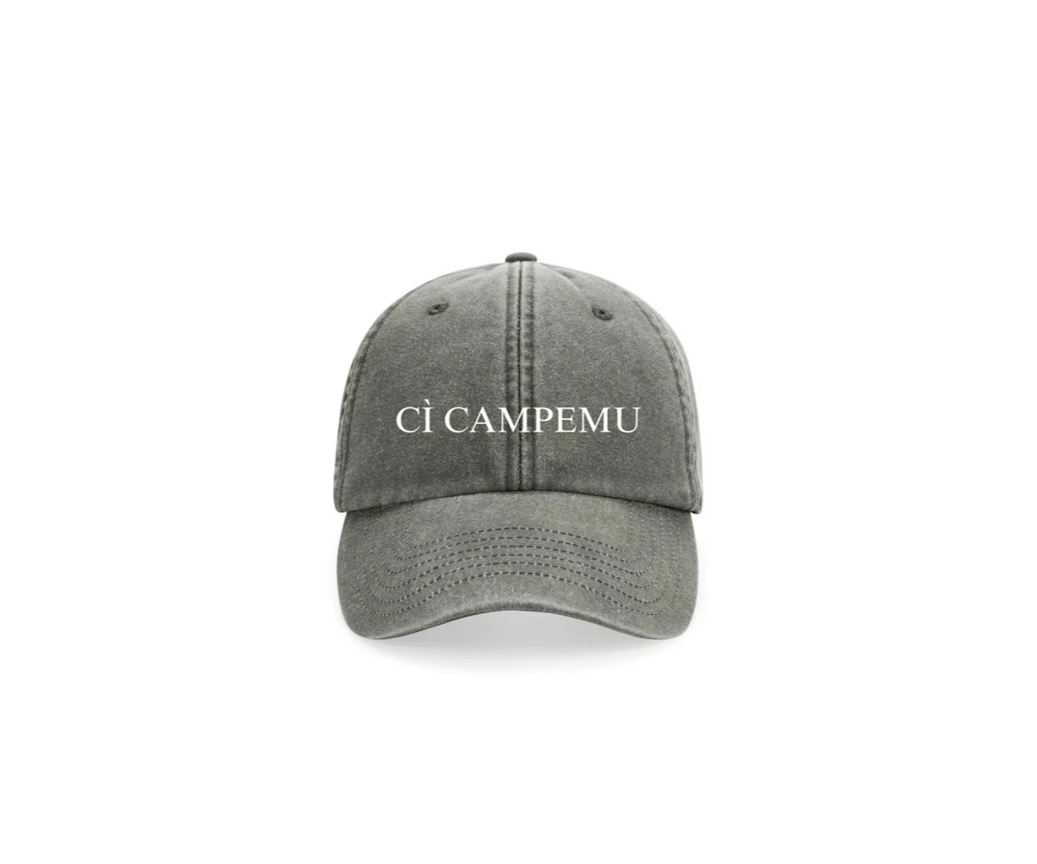 CASQUETTE kaki BRODEE CÌ CAMPEMU