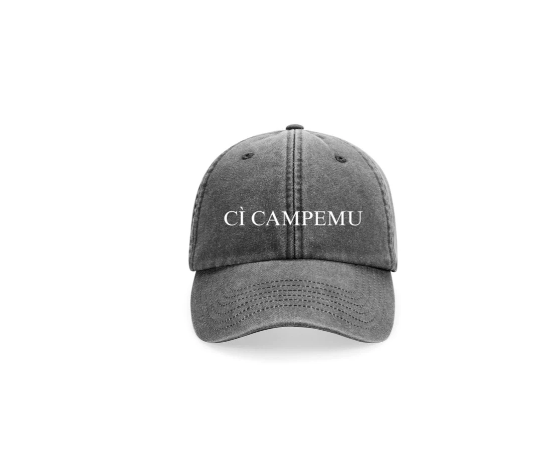 CASQUETTE noir BRODEE CÌ CAMPEMU
