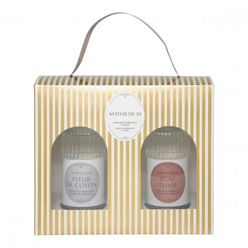 Mix & Match de parfums d'ambiance 100 ml Les Intemporelles - Rose Élixir et Fleur de Coton