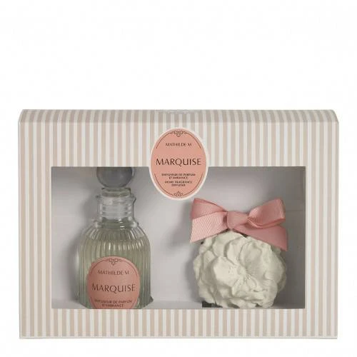 Coffret diffuseur de parfum 90 ml et décor parfumé Les Intemporelles - Marquise