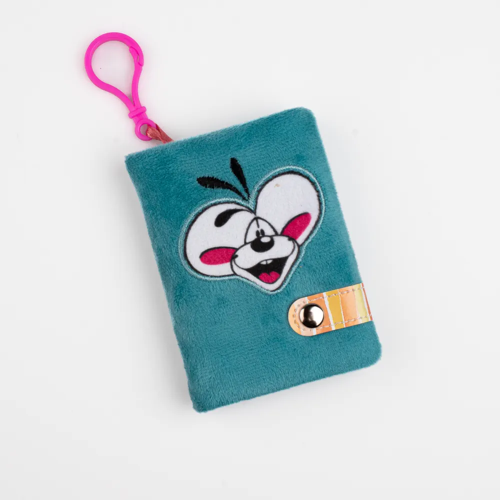 | Cahier A7 Bleu peluche