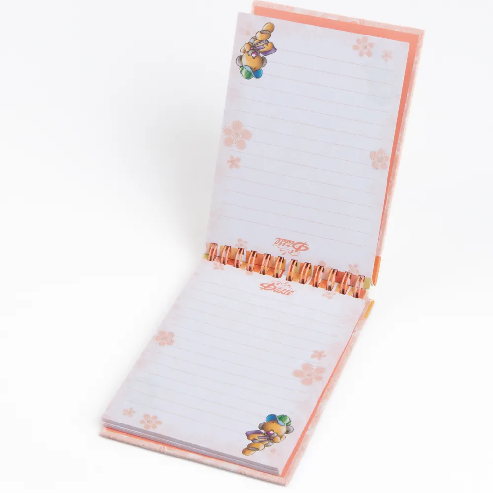 Carnet A6 spirale Orange Pimboli