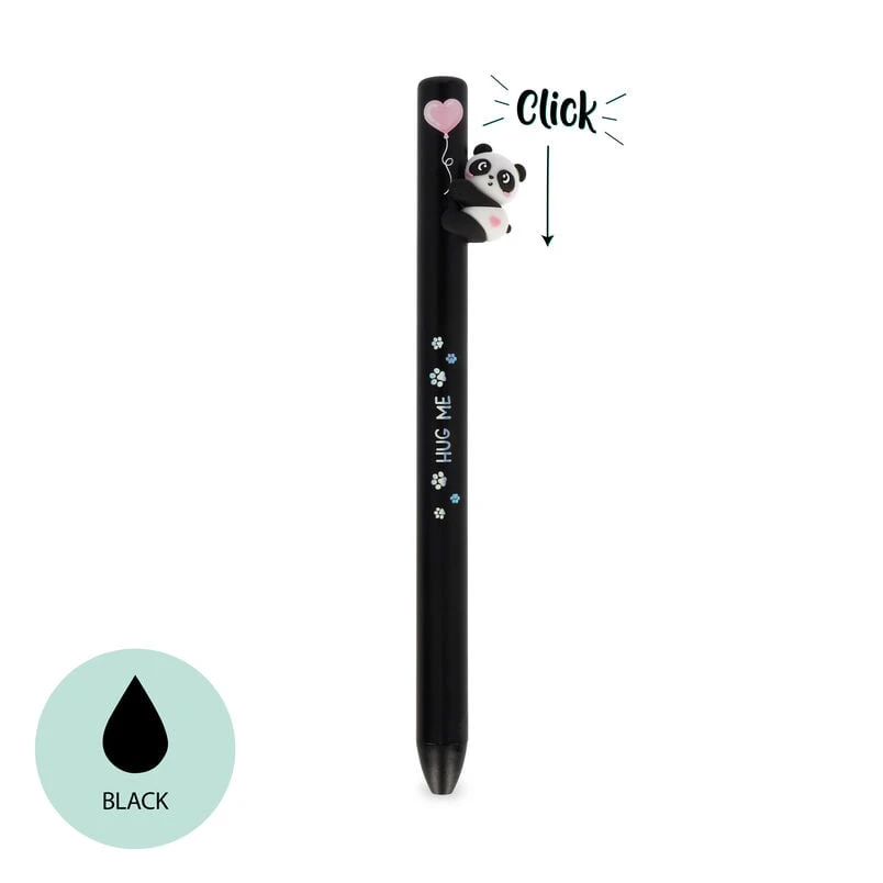 Stylo à bille rétractable Panda « Câline-moi » - Câlins gratuits
