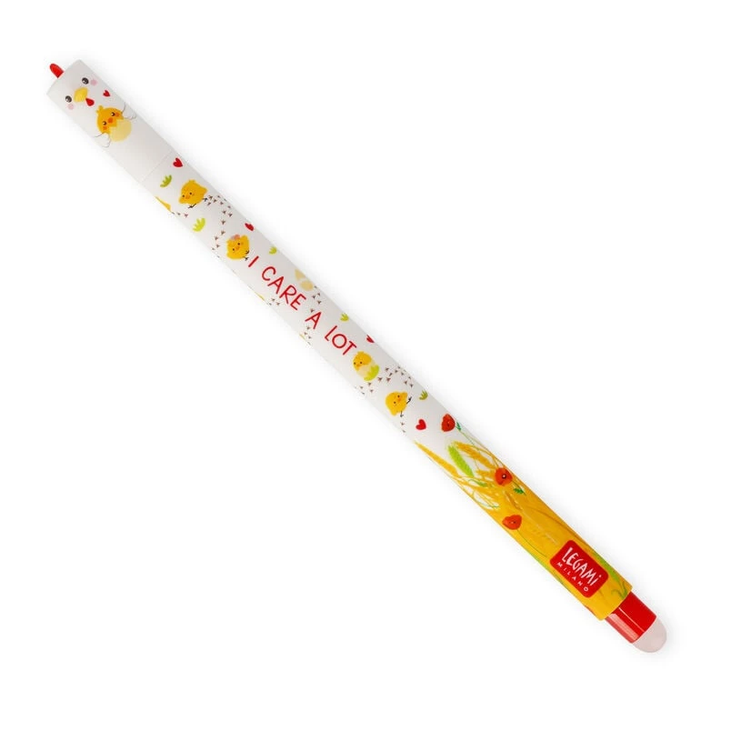 Stylo Effaçable poule  «I Care a Lot» - Erasable Pen
