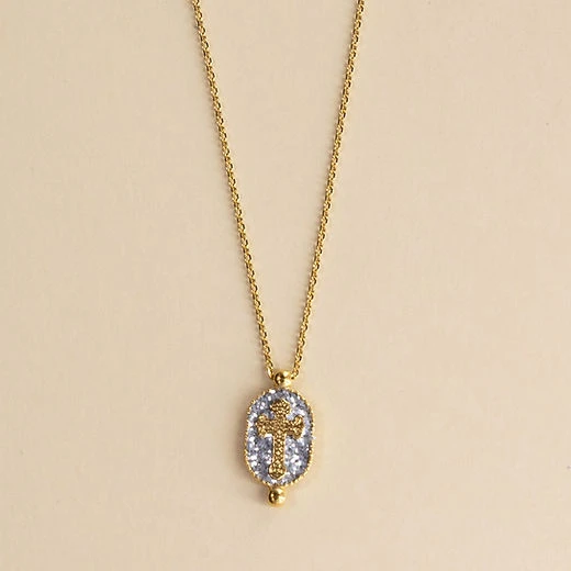 Collier Santa Giulia Croix Argent