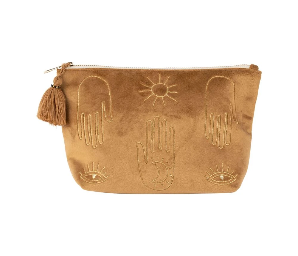 Trousse velours Main