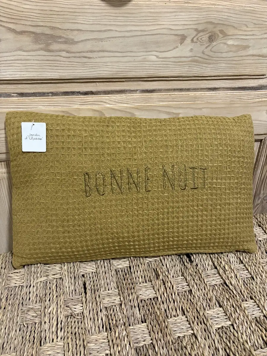 Housse Coussin  Bonne Nuit