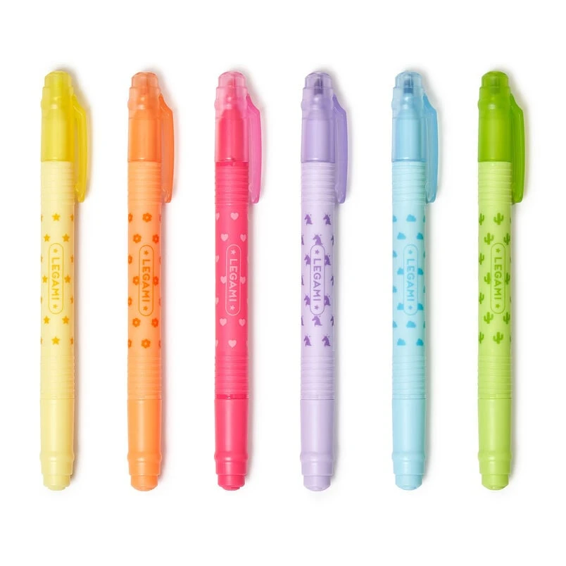 Set de 6 Surligneurs Effaçables - Magic Highlighters