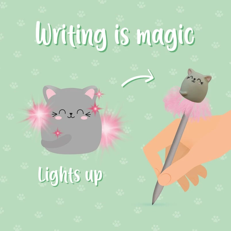 Stylo à Bille Lumineux - Kitty