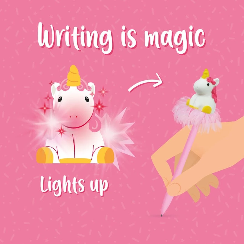 Stylo à Bille Lumineux - Unicorn