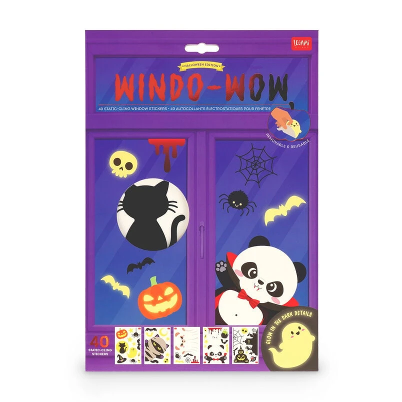 Set de 40 Autocollants Électrostatiques pour Fenêtr