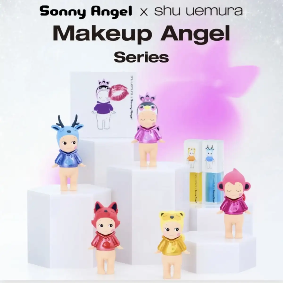 Sonny Angel x shu uemura - Makeup Angel Series