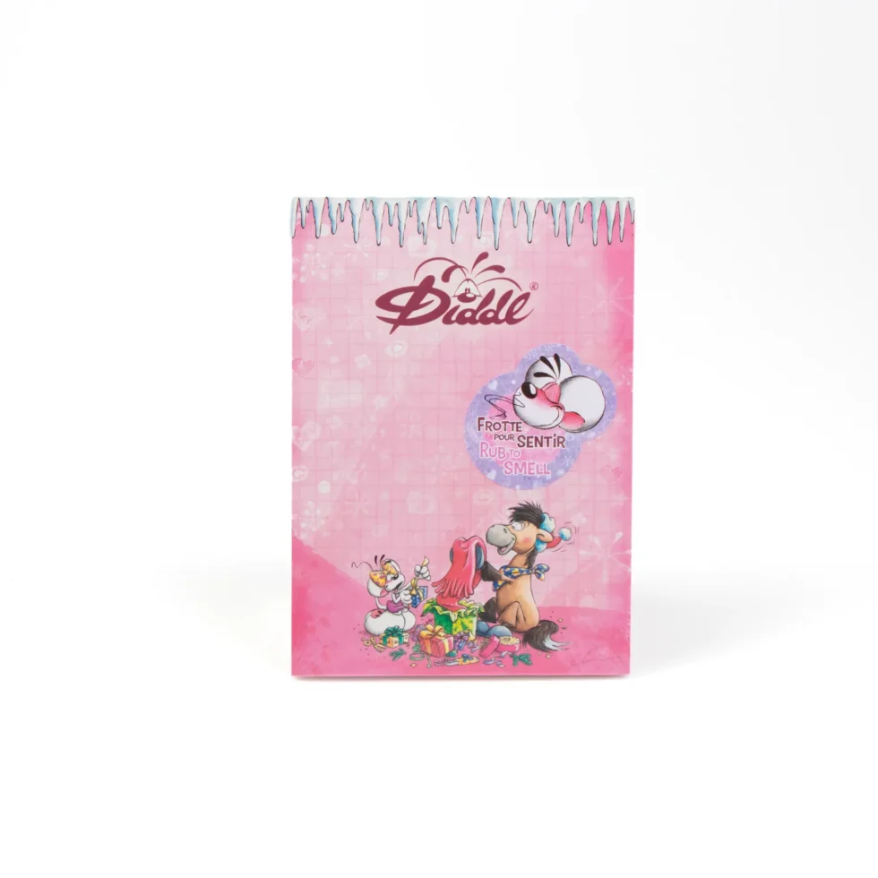 Bloc parfumé A6 Diddlina Rose – Bubble gum