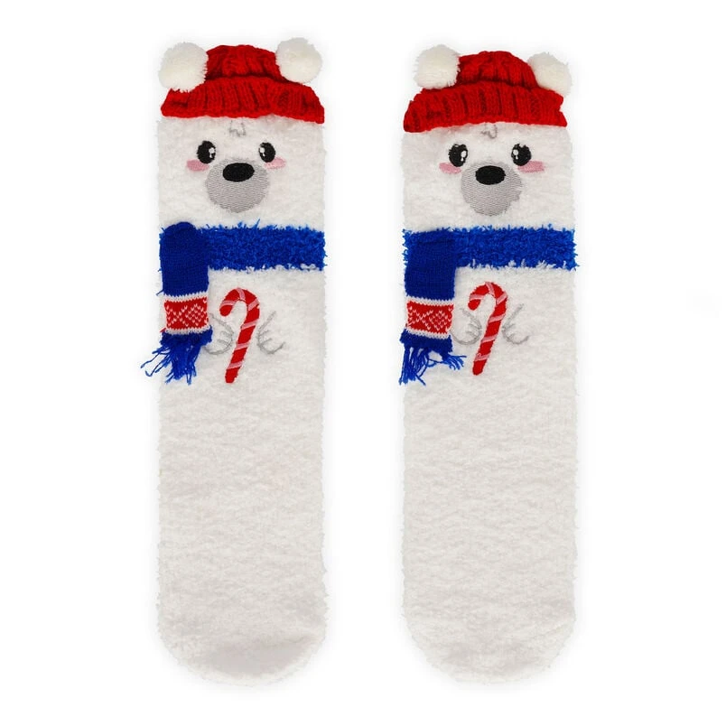 Chaussettes Antidérapantes de Noël Adulte Polar Bear