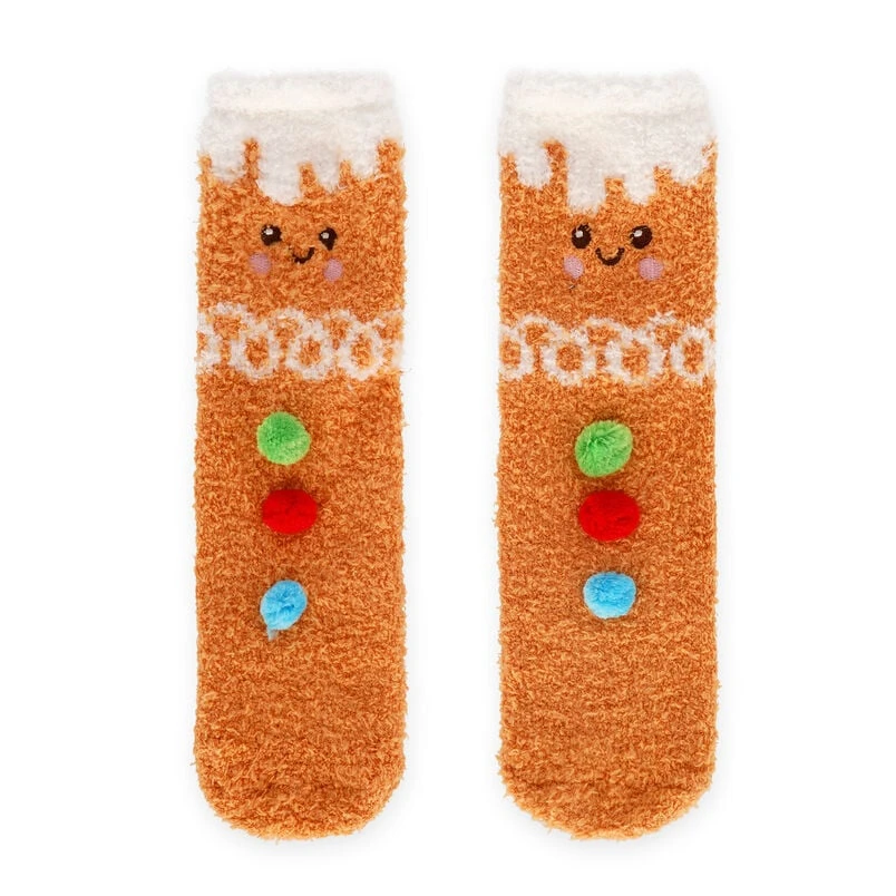Chaussettes Antidérapantes Adulte Gingerbread