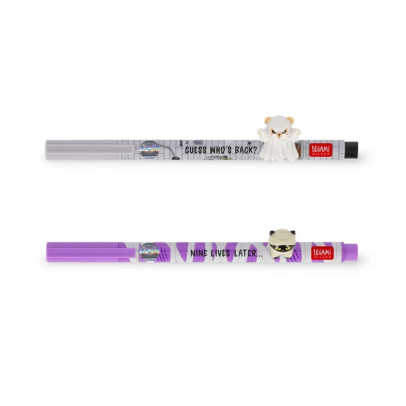 Set de 2 Stylos Gel avec Animal Décoratif - Lovely Friends